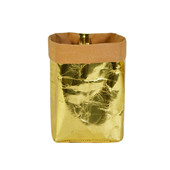 金屬色牛皮紙環(huán)保袋 定做 籃雜物儲(chǔ)物籃創(chuàng)意定制定做