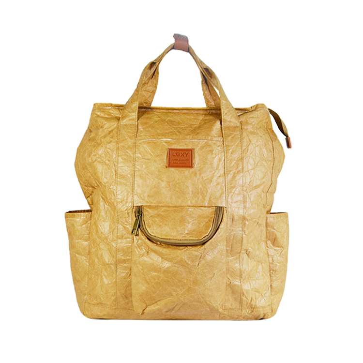 杜邦紙單肩包 創(chuàng)意牛皮紙紙質環(huán)保斜挎包 男士差旅包